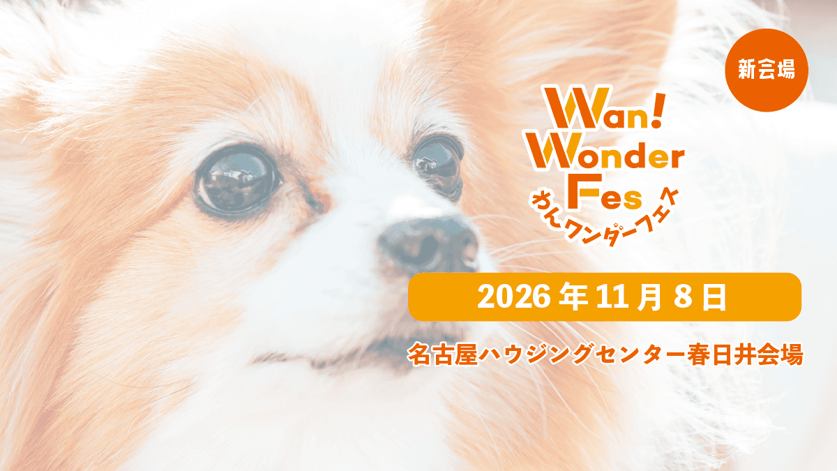 11月8日(日)わんワンダーフェス|春日井会場の開催情報